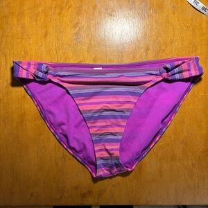 Striped Regular Size XL Athleta Bottom Swimwear for Women Pink Purple
